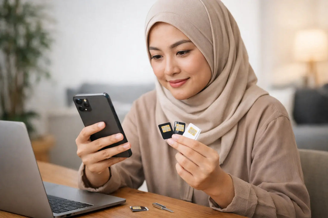 Cara Urus Beberapa eSIM dalam Telefon Anda