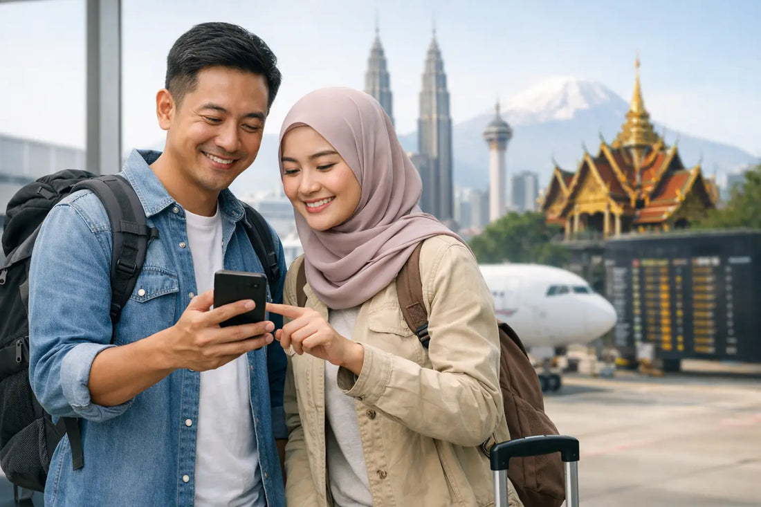 eSIM Asia untuk Perjalanan Rentas Sempadan